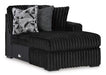 Midnight-Madness Sectional with Chaise - Furniture 4 Less (Jacksonville, NC)