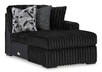 Midnight-Madness Sectional with Chaise - Furniture 4 Less (Jacksonville, NC)