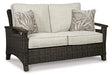 Paradise Trail Outdoor Loveseat, Lounge Chairs and Fire Pit Table - Furniture 4 Less (Jacksonville, NC)