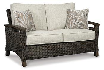 Paradise Trail Outdoor Loveseat, Lounge Chairs and Fire Pit Table - Furniture 4 Less (Jacksonville, NC)