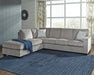 Altari Sleeper Sectional with Chaise - Furniture 4 Less (Jacksonville, NC)