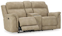 Next-Gen DuraPella Power Reclining Loveseat with Console - Furniture 4 Less (Jacksonville, NC)