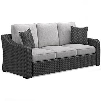 Beachcroft Outdoor Sofa with Cushion - Furniture 4 Less (Jacksonville, NC)