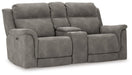 Next-Gen DuraPella Power Reclining Loveseat with Console - Furniture 4 Less (Jacksonville, NC)
