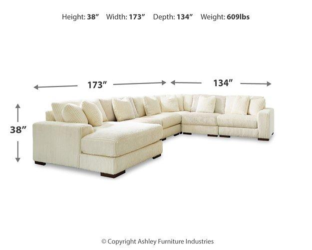 Lindyn Sectional with Chaise - Furniture 4 Less (Jacksonville, NC)