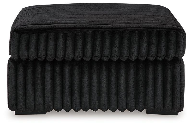 Midnight-Madness Oversized Accent Ottoman - Furniture 4 Less (Jacksonville, NC)