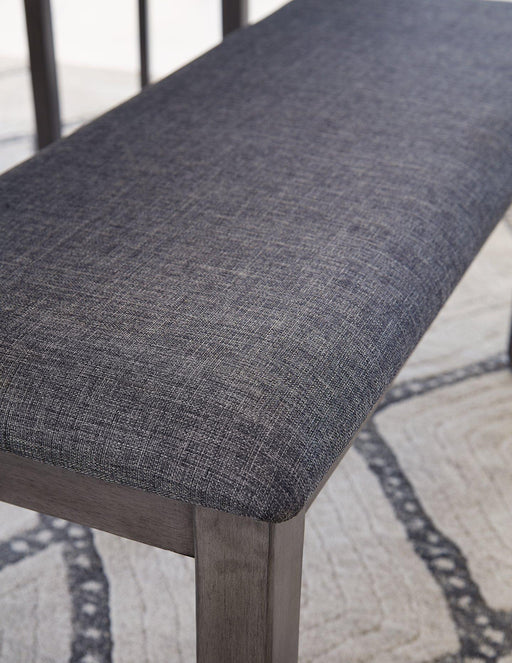 Bridson Dining Table and Chairs with Bench (Set of 6) - Furniture 4 Less (Jacksonville, NC)