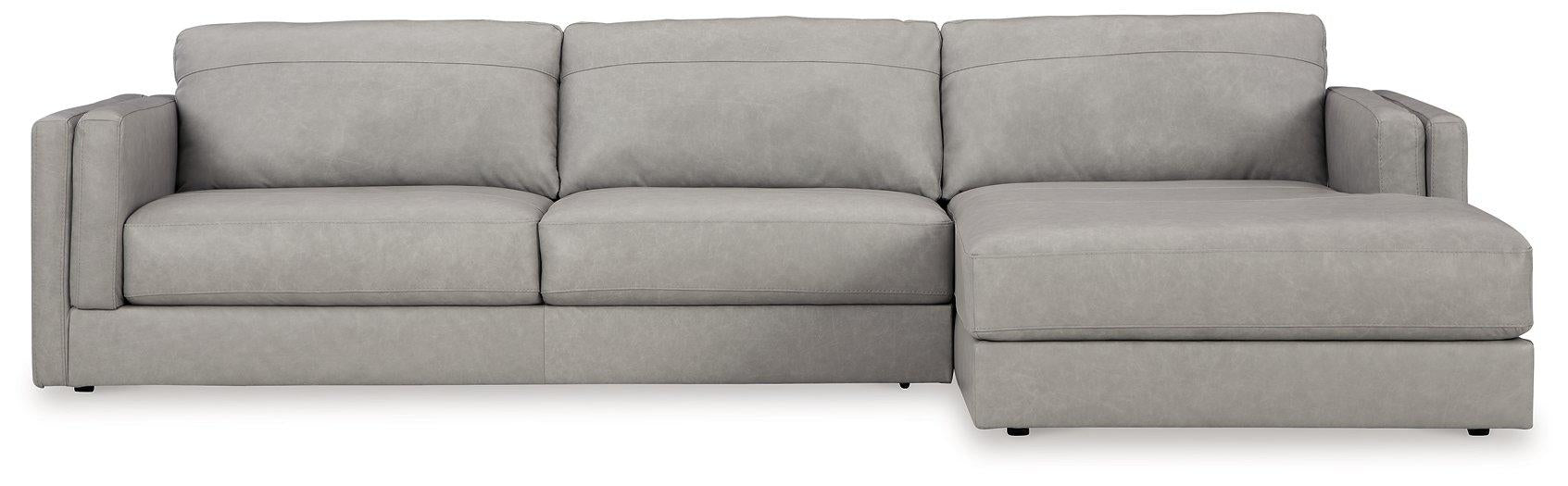 Amiata Sectional with Chaise - Furniture 4 Less (Jacksonville, NC)