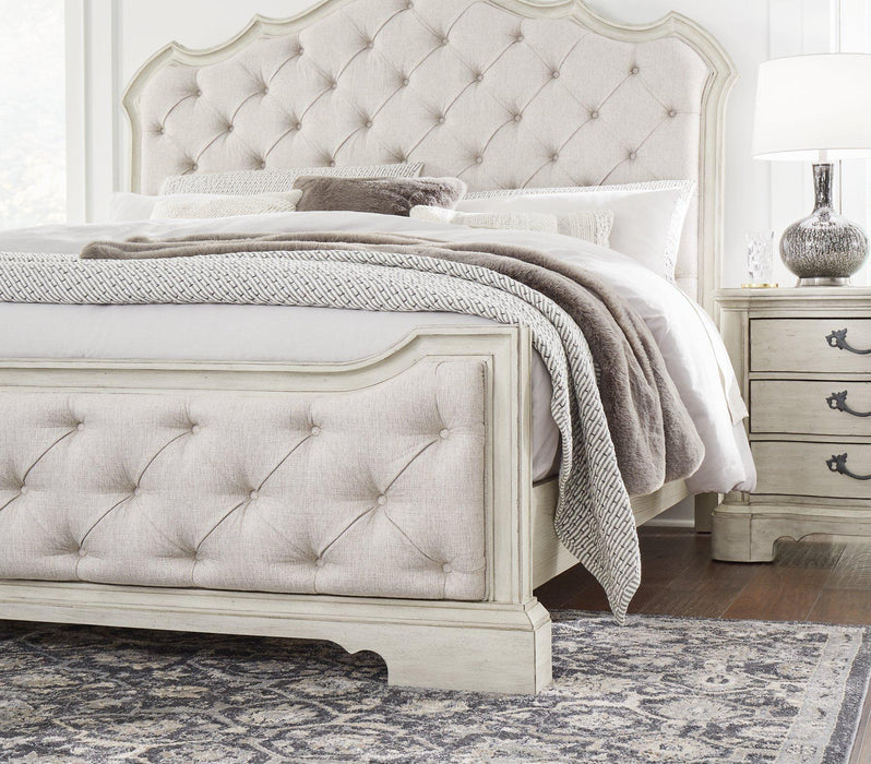 Arlendyne Upholstered Bed - Furniture 4 Less (Jacksonville, NC)