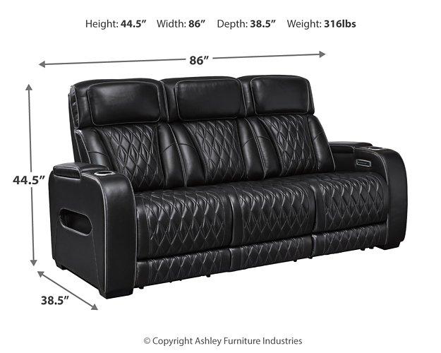 Boyington Power Reclining Sofa - Furniture 4 Less (Jacksonville, NC)