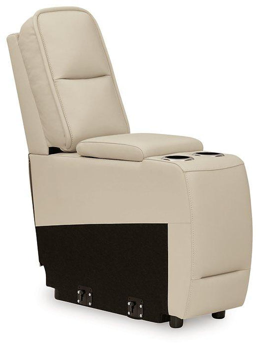 Double Deal Reclining Sectional with Console - Furniture 4 Less (Jacksonville, NC)