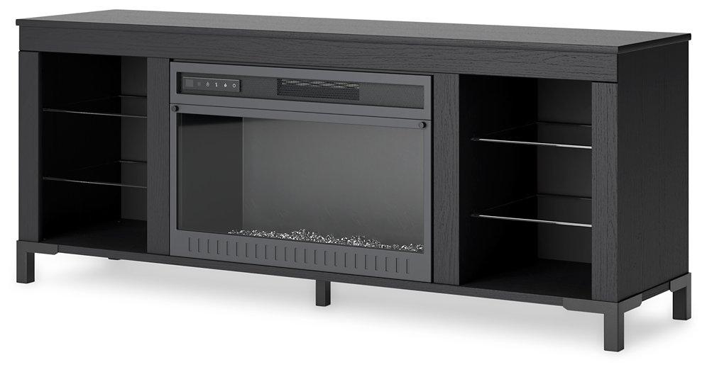 Cayberry 60" TV Stand with Electric Fireplace - Furniture 4 Less (Jacksonville, NC)