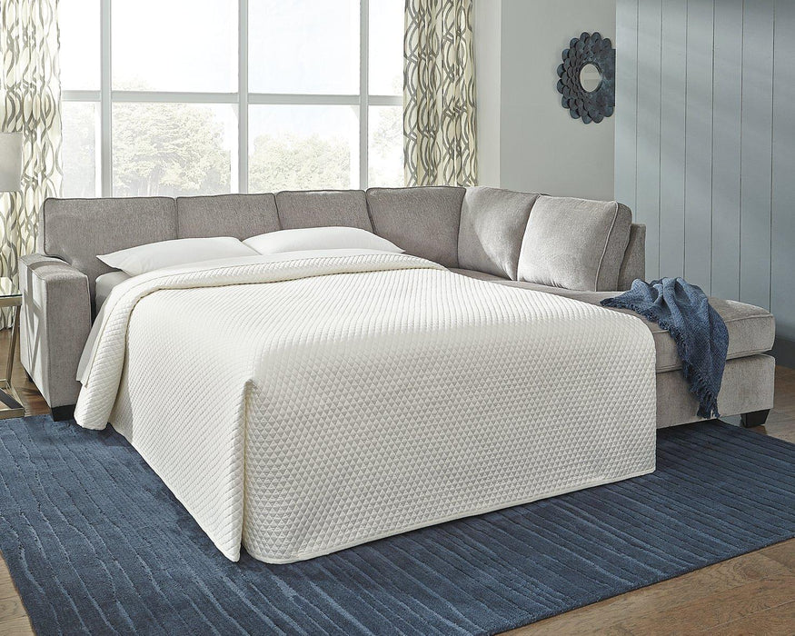 Altari Sleeper Sectional with Chaise - Furniture 4 Less (Jacksonville, NC)