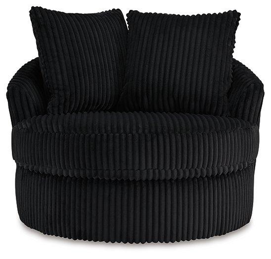 Gramwell Swivel Accent Chair - Furniture 4 Less (Jacksonville, NC)