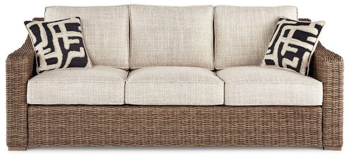 Beachcroft Outdoor Sofa with Cushion - Furniture 4 Less (Jacksonville, NC)