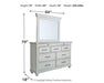 Kanwyn Dresser and Mirror - Furniture 4 Less (Jacksonville, NC)