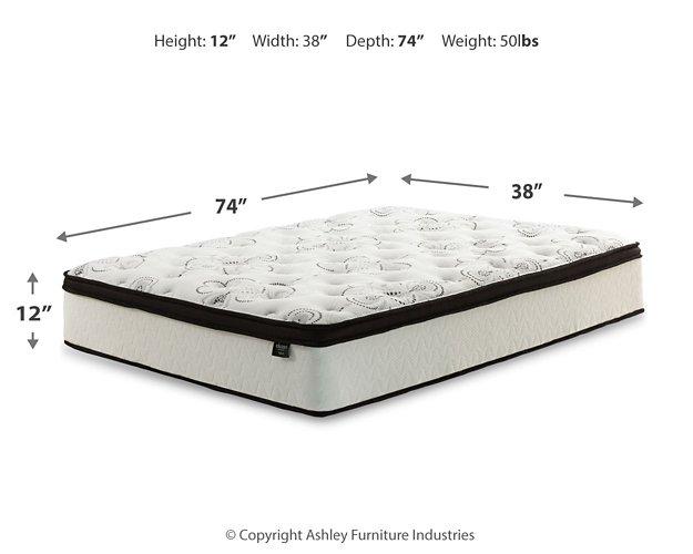 Chime 12 Inch Hybrid Mattress in a Box - Furniture 4 Less (Jacksonville, NC)