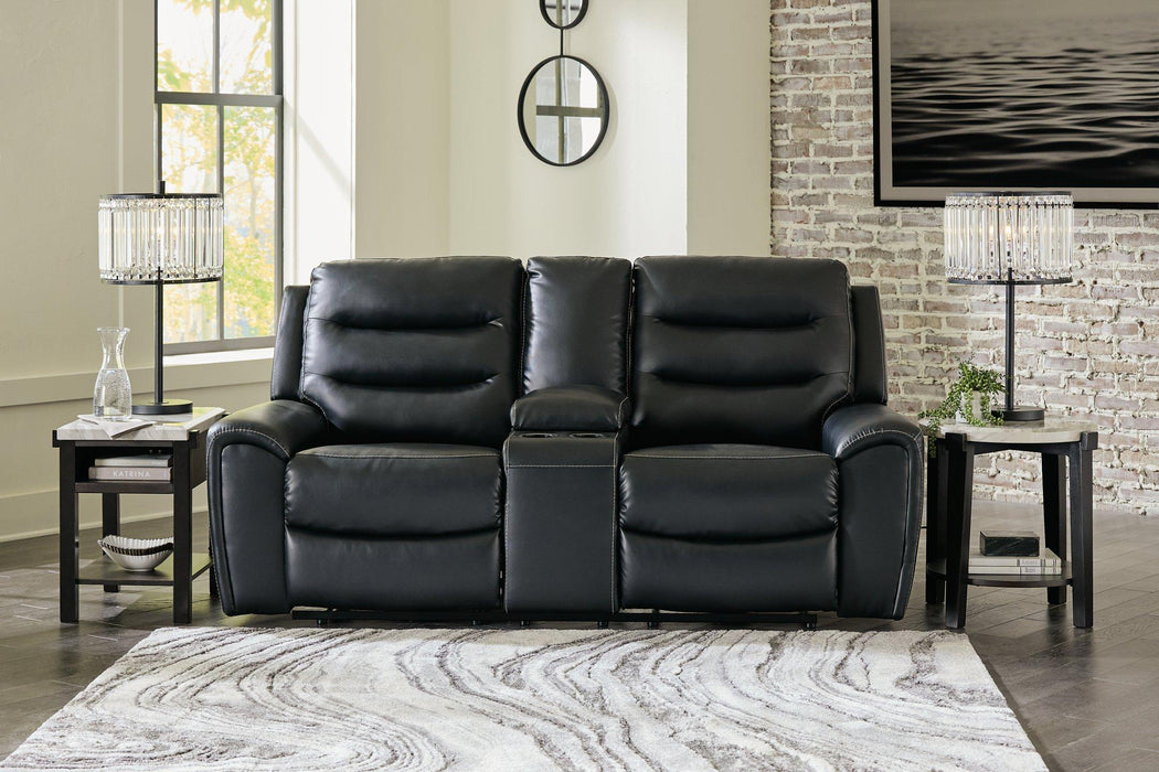 Warlin Power Reclining Loveseat with Console