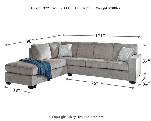 Altari Sectional with Chaise - Furniture 4 Less (Jacksonville, NC)