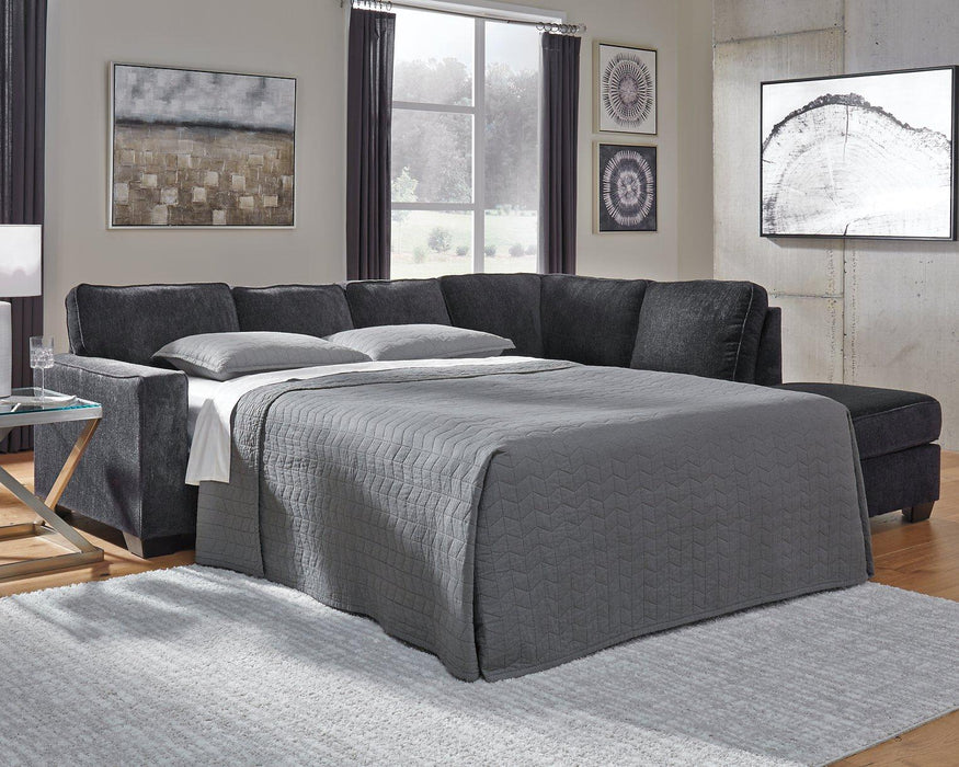 Altari Sleeper Sectional with Chaise - Furniture 4 Less (Jacksonville, NC)