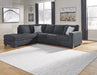 Altari Sleeper Sectional with Chaise - Furniture 4 Less (Jacksonville, NC)