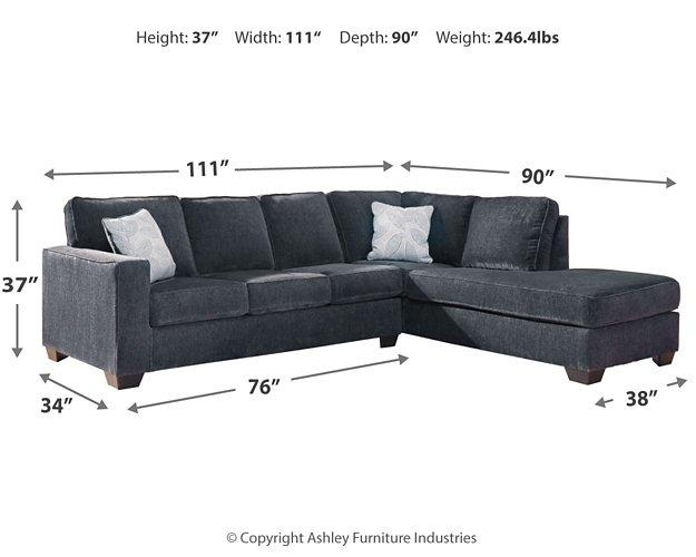 Altari Sectional with Chaise - Furniture 4 Less (Jacksonville, NC)