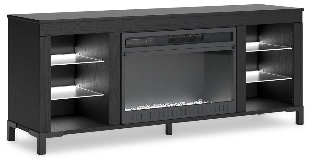 Cayberry 60" TV Stand with Electric Fireplace - Furniture 4 Less (Jacksonville, NC)