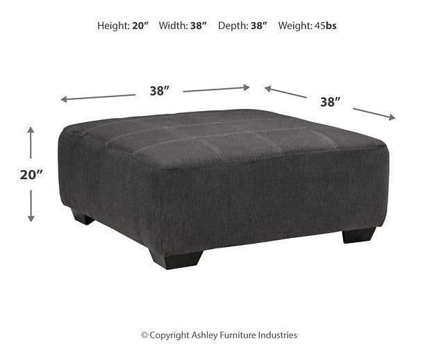 Ambee Oversized Accent Ottoman - Furniture 4 Less (Jacksonville, NC)