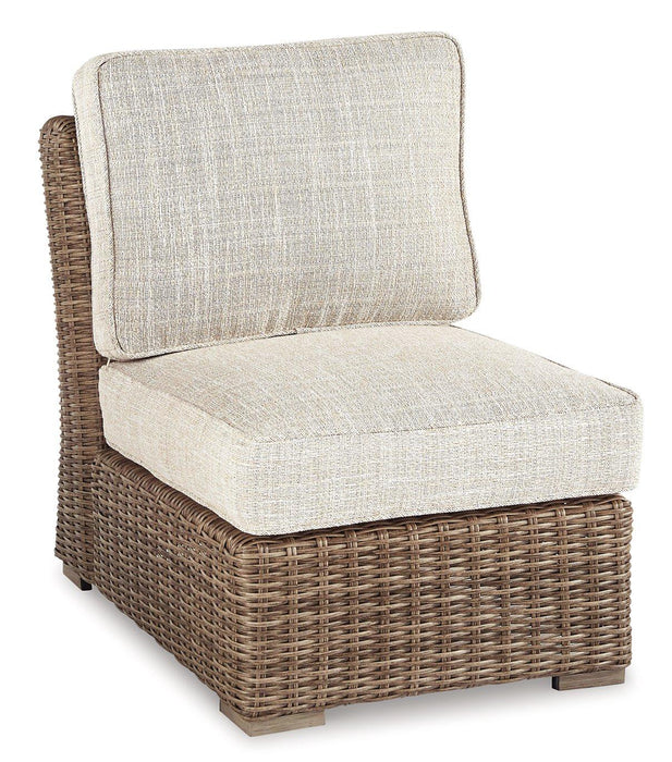 Beachcroft Outdoor Sofa, Lounge Chairs and Fire Pit - Furniture 4 Less (Jacksonville, NC)