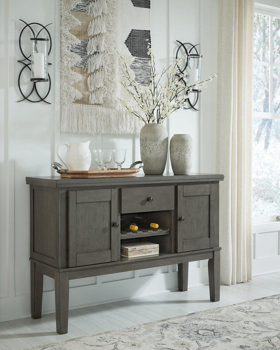 Hallanden Dining Room Set - Furniture 4 Less (Jacksonville, NC)