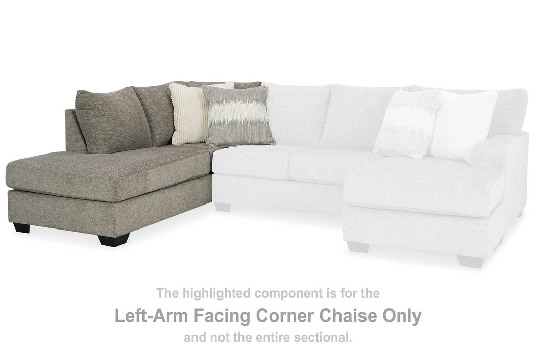 Creswell Sectional with Chaise - Furniture 4 Less (Jacksonville, NC)