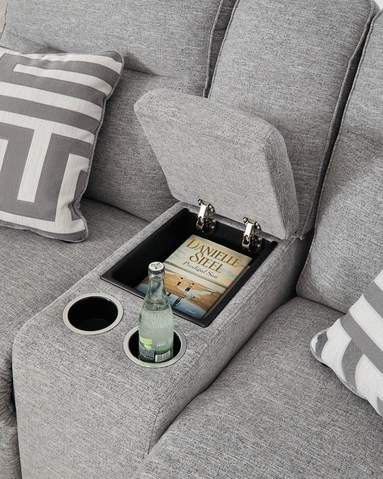 Biscoe Power Reclining Loveseat - Furniture 4 Less (Jacksonville, NC)