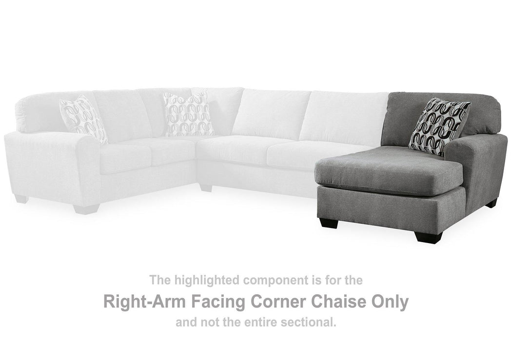 Birkdale Court Sectional with Chaise - Furniture 4 Less (Jacksonville, NC)