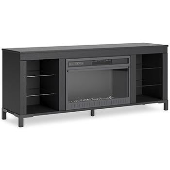 Cayberry 60" TV Stand with Electric Fireplace - Furniture 4 Less (Jacksonville, NC)