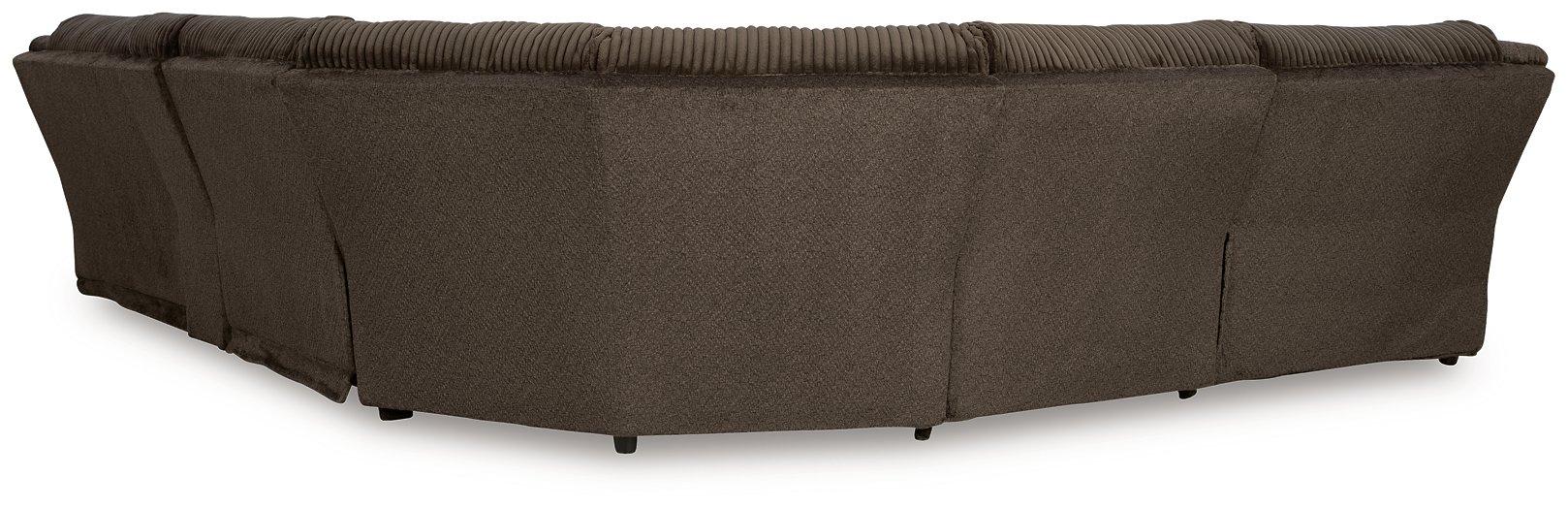 Top Tier Reclining Sectional with Chaise - Furniture 4 Less (Jacksonville, NC)