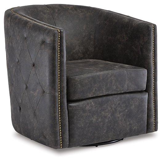 Brentlow Swivel Accent Chair - Furniture 4 Less (Jacksonville, NC)