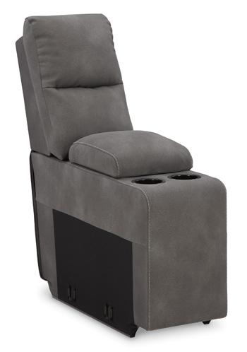 Next-Gen DuraPella Power Reclining Sectional Loveseat with Console - Furniture 4 Less (Jacksonville, NC)