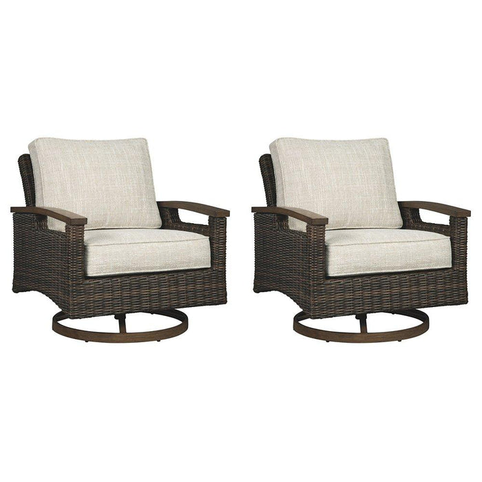 Paradise Trail Outdoor Sofa, Lounge Chairs and Fire Pit Table - Furniture 4 Less (Jacksonville, NC)