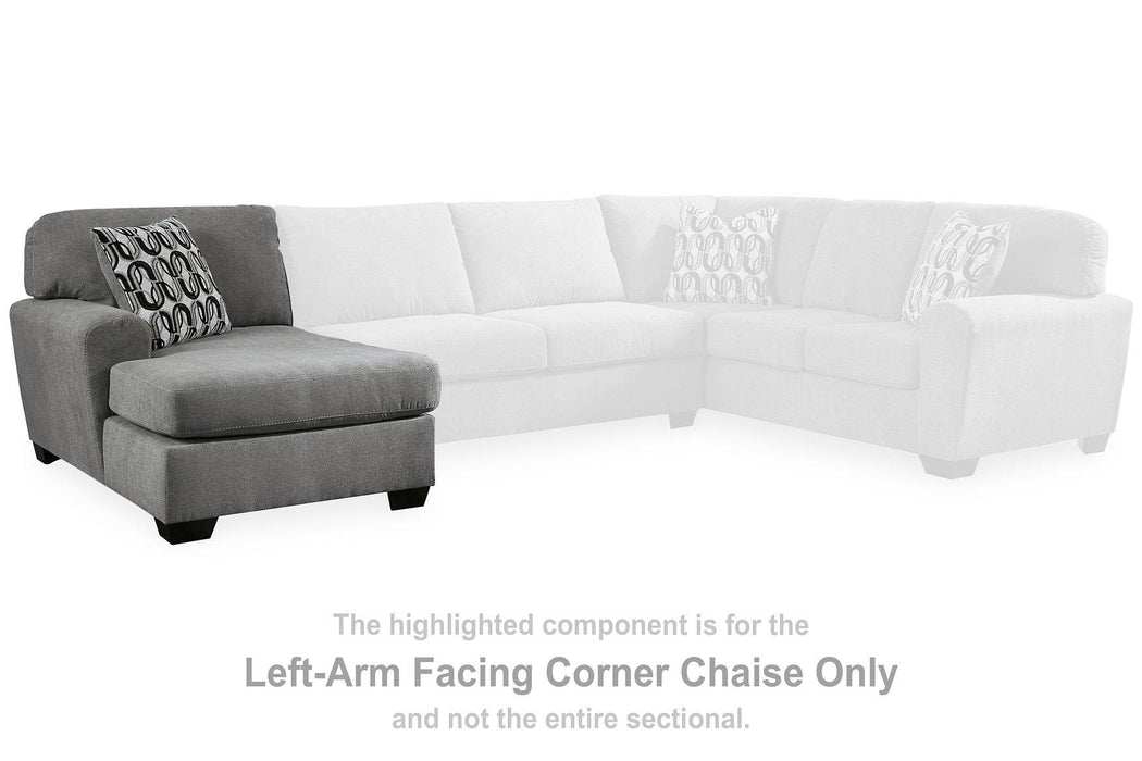 Birkdale Court Sectional with Chaise - Furniture 4 Less (Jacksonville, NC)