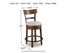 Valebeck Counter Height Bar Stool - Furniture 4 Less (Jacksonville, NC)
