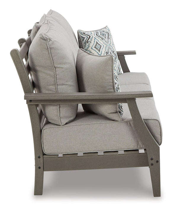 Visola Outdoor Sofa and Loveseat Set - Furniture 4 Less (Jacksonville, NC)