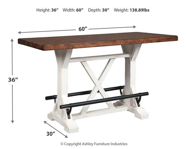 Valebeck Counter Height Dining Table - Furniture 4 Less (Jacksonville, NC)