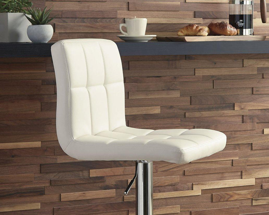 Bellatier Adjustable Height Bar Stool - Furniture 4 Less (Jacksonville, NC)