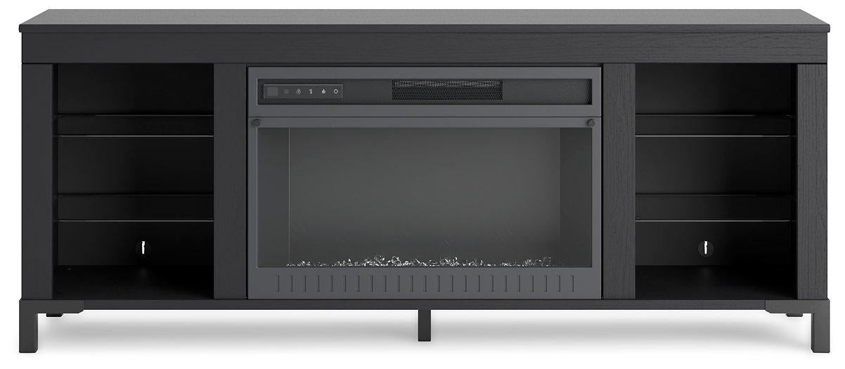 Cayberry 60" TV Stand with Electric Fireplace - Furniture 4 Less (Jacksonville, NC)