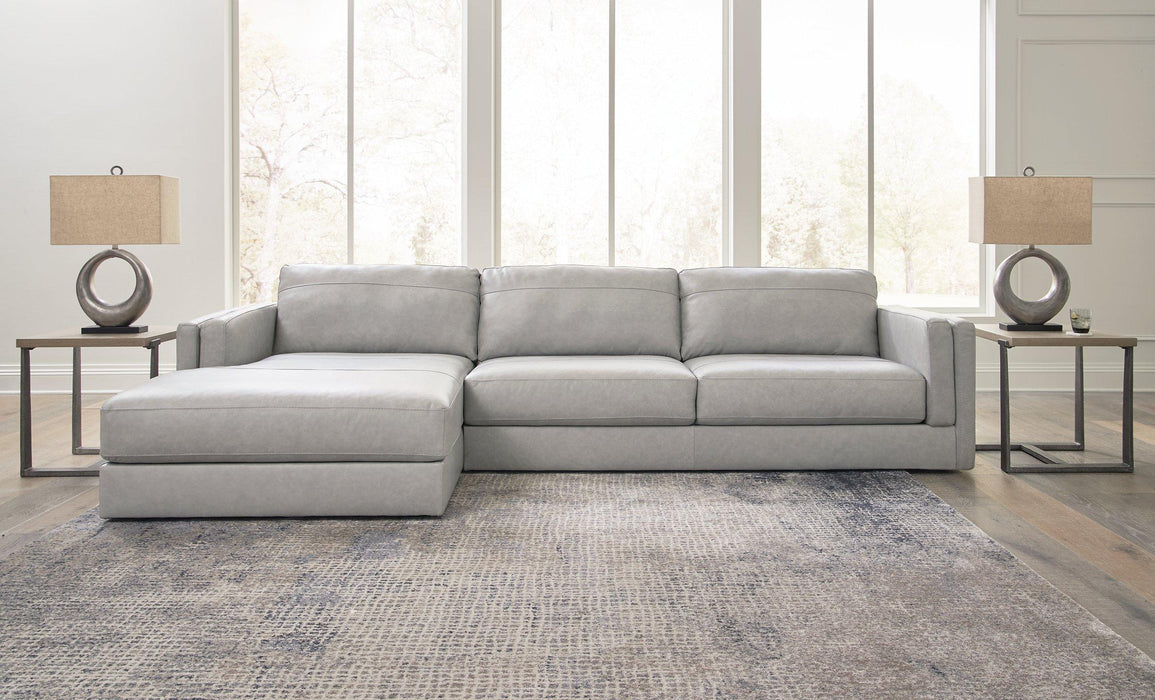 Amiata Sectional with Chaise - Furniture 4 Less (Jacksonville, NC)