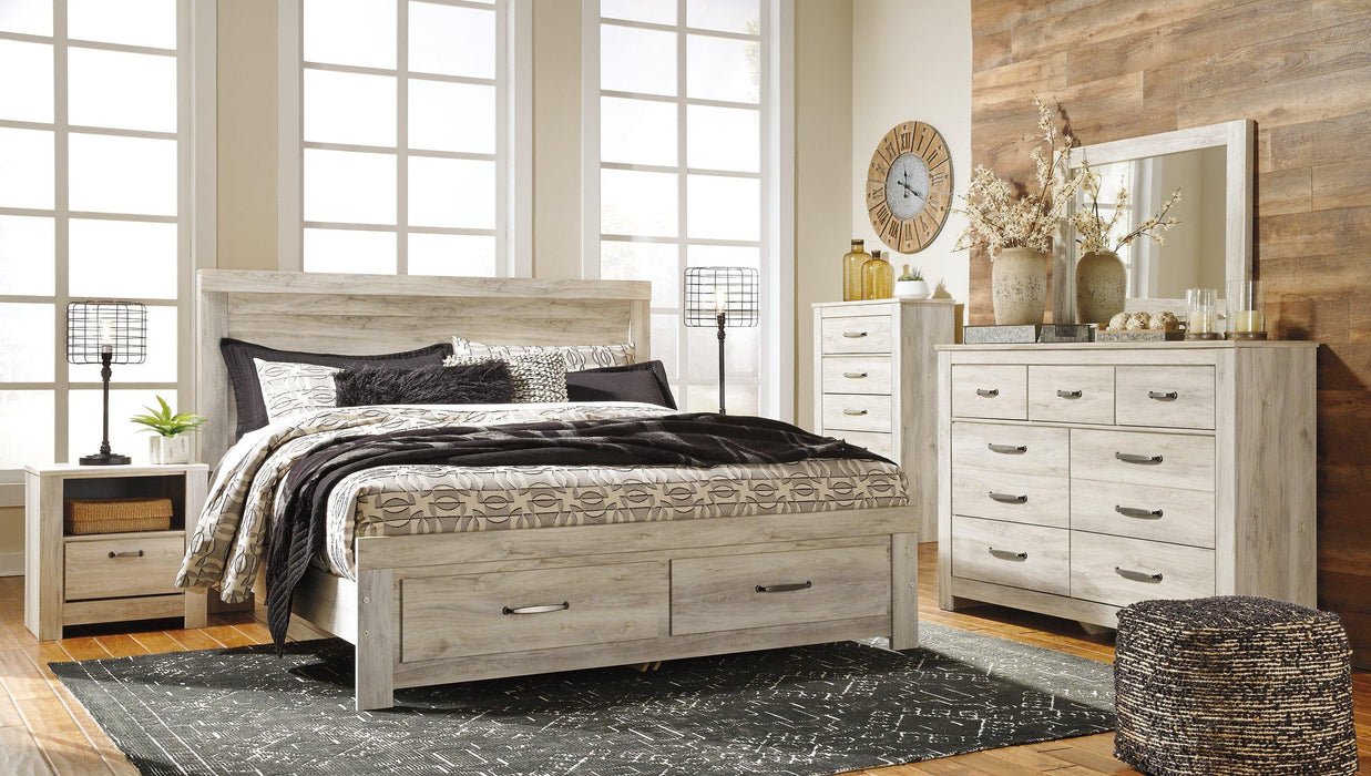 Bellaby Bed with 2 Storage Drawers - Furniture 4 Less (Jacksonville, NC)