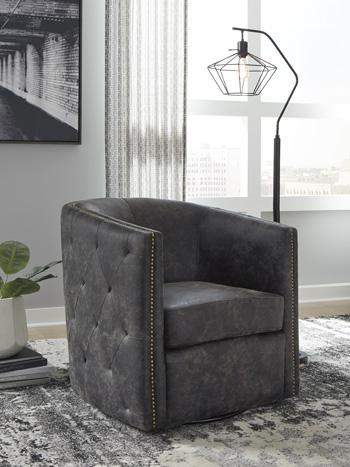 Brentlow Swivel Accent Chair - Furniture 4 Less (Jacksonville, NC)
