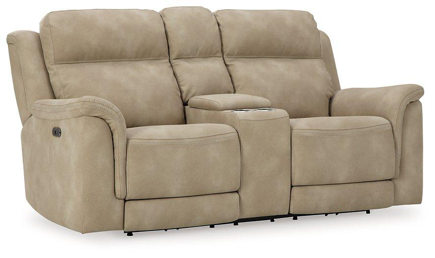 Next-Gen DuraPella Power Reclining Loveseat with Console - Furniture 4 Less (Jacksonville, NC)