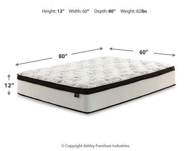 Chime 12 Inch Hybrid Mattress in a Box - Furniture 4 Less (Jacksonville, NC)