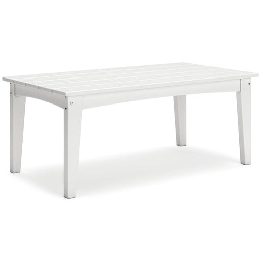 Hyland wave Outdoor Coffee Table - Furniture 4 Less (Jacksonville, NC)
